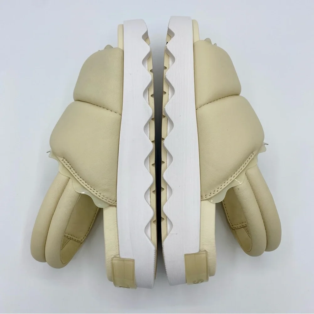 Sorel Honey White Sea Salt Viibe Slingback Sandals Size 7.5